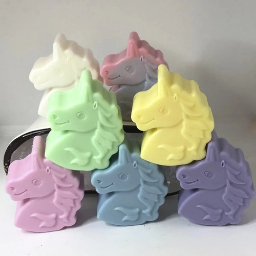 Molde De Silicona Con Forma De Unicornio, 2 Piezas, Diseño D