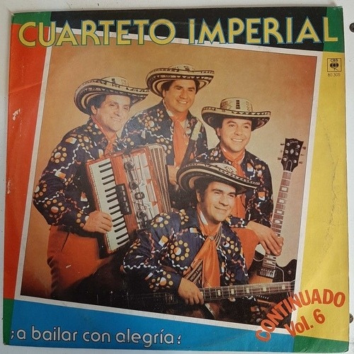 Vinilo Cuarteto Alegria A Bailar Con Alegria Volumen 6 Y C3