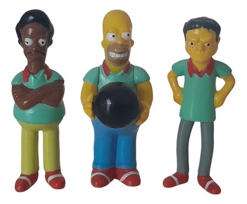 Set Figuras Bowling Simpsons Coleccion Huevo Jack 09 Muñeco 