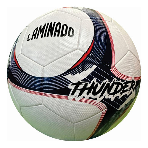 Balon Futbol #4 Adx Laminado Mod Thunder Peso/medida Azul