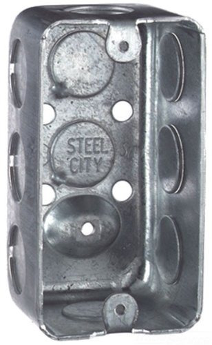 Steel City 58361-1 / 2 Práctico / Utilidad De La Caja De Con