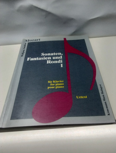 Sonaten, Fantasien Und Rondi 1 W. Amadeus Mozart Partitura