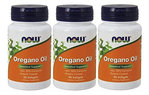 Now Foods Aceite De Oregano Enterico, 90 Capsulas Blandas