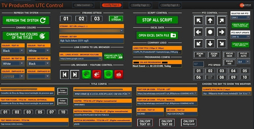 Pacote Utc - Tv Production Para Vmix