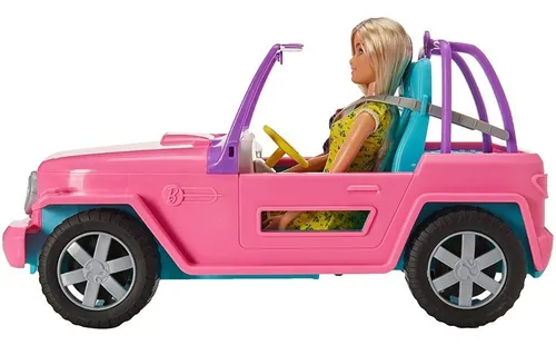 Jeep Auto De Playa Barbie C Ken Original Envio Gratis