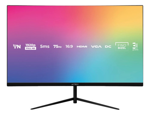 Monitor Gamer Acteck Captive Vivid Sp270 Elite Led 27 Full