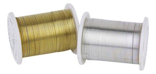 10 Rollos De Hilo De Alambre De Cobre Para Bricolaje Y Joyer