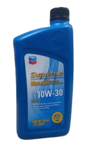 Aceite Chevron 10w-30 En Cuarto X Caja 