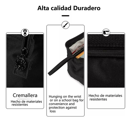 Lapicera Doble Capa De Gran Capacidad Estuchera Escolares