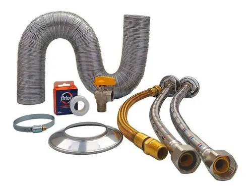 Kit Instalação Do Aquecedor Rinnai 1602 Fea - 2 Metros Duto | Parcelamento  sem juros