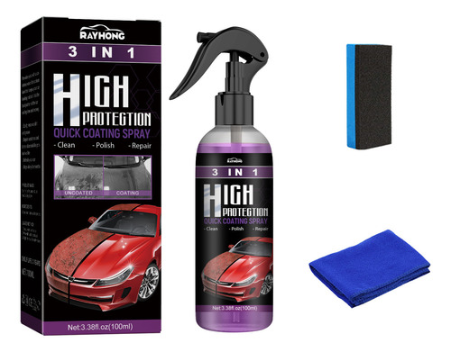 Spray De Revestimiento A 3 En 1 De Alta Protección Fast Car