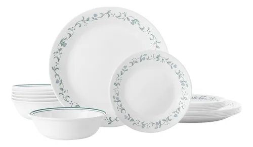 comprar Set De Vajilla Corelle Blanco , Servicio Para 6 , 18 Pcs