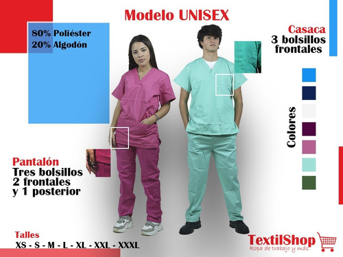 Pantalón Médico, Enfermería, Uniforme - Uniformes De Trabajo