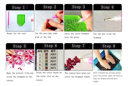 Pintura De Diamante Diy 5d Ponto Cruz Completo De Cristal De