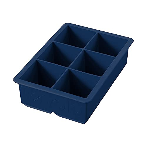 Large King Craft Ice Mold Freezer Tray Of 2  Cubes For Whisk