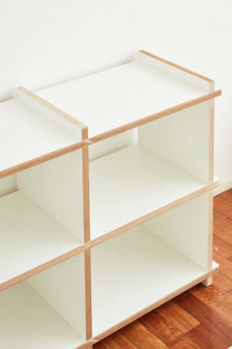 Imagen 6 de 10 de Biblioteca Organizador Montessori Nordico Melamina Encastrab