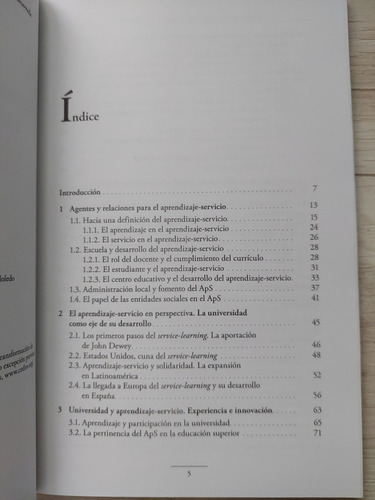 Aprendizaje-servicio Y Misión Cívica En La Universidad (Usado)