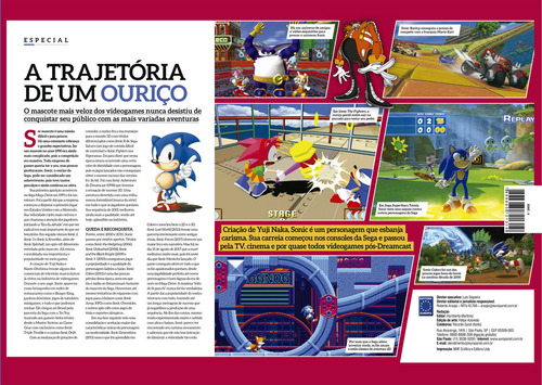 Sonic The Hedgehog - Arte A+B+C - Superpôster Game Master, de Editora Europa. Editorial Editora Europa, capa mole em português, 2022