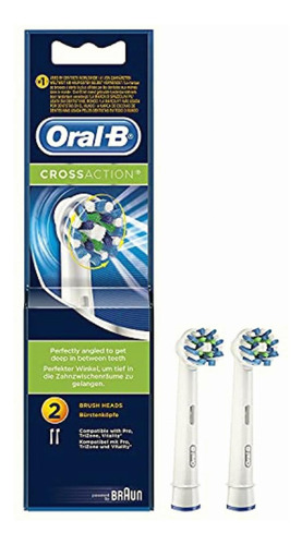 Oral-b Crossaction Recambio De Cabezales De Cepillo Para