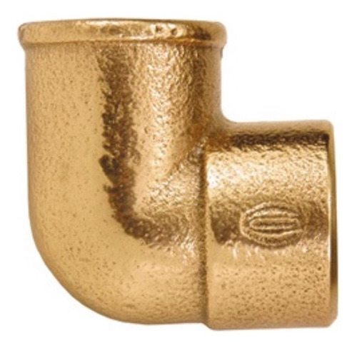 2 Pçs Cotovelo 90º S/r - 22mm X 1/2 Cobre Eluma
