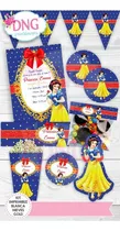 Comprar Kit Imprimible Invitaciones Candy Bar Png \u002F Blanca Nieves