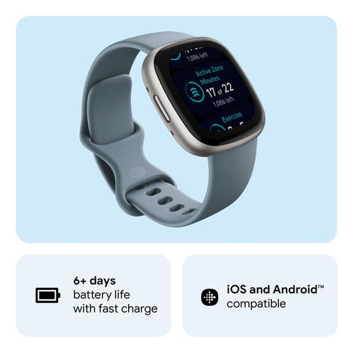 Reloj Inteligente Fitbit Versa 4 Con Gps, Frecuencia Cardíac