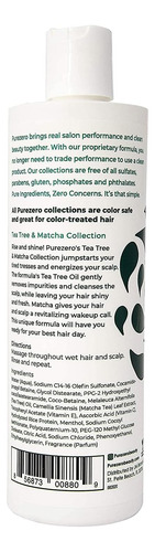 Conjunto De Shampoo E Condicionador Purezero Tea Tree E Matc
