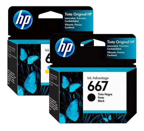 Imagen 7 de 10 de Cartuchos Hp 667 Negro Y Color 1275 2775 2778 6475 2336 4175