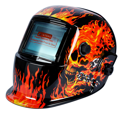Máscara Solda Skull Escurecimento Automático Visão Truecolor