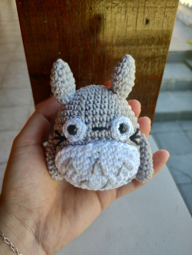 Totoro Em Amigurumi - Chaveiro De Crochê (studio Ghibli)