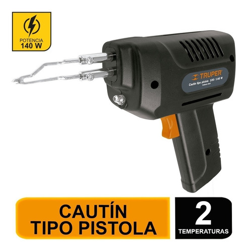 Cautín Tipo Pistola De 140 Watts, Truper, 17548 