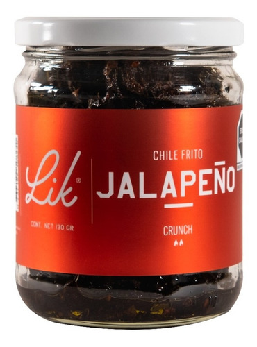 Chicharrón De Chile Jalapeño Sin Aceite Chile Lik 130gr