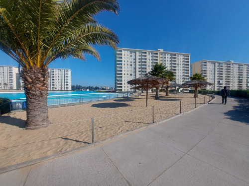 Precioso Dpto Condominio Laguna Bahia-algarrobo.