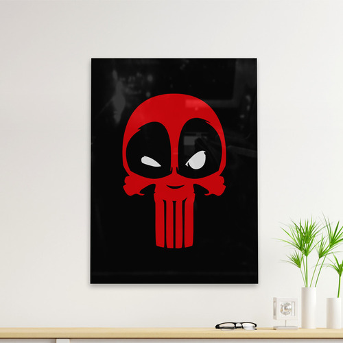 Cuadro Deco Deadpool Cartoon 2 (d1491 Boleto.store)