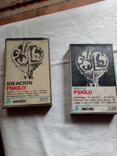 Antiguo Cassette Psiglo 1 Y 2 Original Sondor De Coleccion