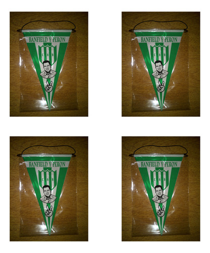 Banderin Paño 37cm Peron Y Banfield