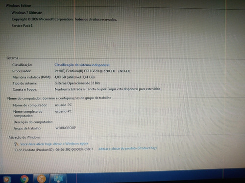 Desktop Lga1155+proc G620,2.60ghz+ramddr3 2gb+hd160gb7200rpm