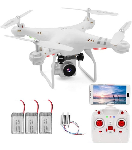 Rc Drone,wifi 720p Hd Cámara Live Video Rc Quadcopter 