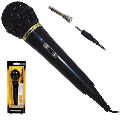 Microfono Vocal Karaoke Panasonic Rp-vk21pp-k Negro