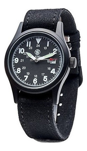 Smith Wesson Sww1464blk Reloj Militar Con Tres Correas De Lo