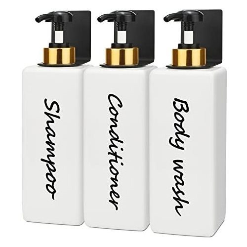 Dispensador De Champú Para Pared De Ducha (3 Cámaras), Dispe