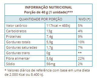 Bolinho De Nozes Integral Suavipan Display C/ 12 Unid