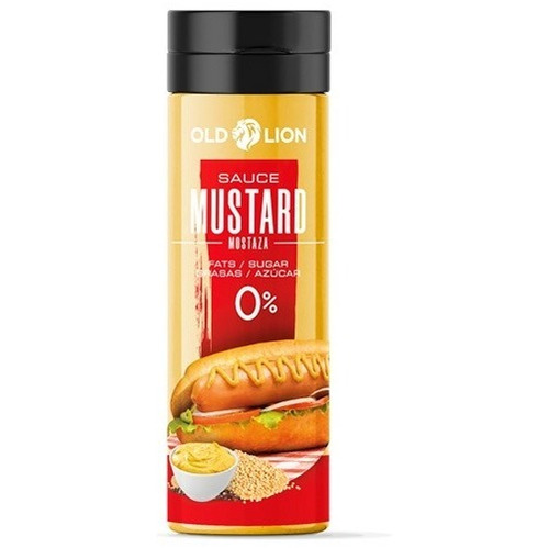 Salsa Mostaza 0calorías, 0grasa, 0azúcar, Sin Gluten, Vegana