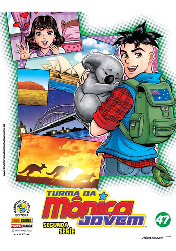 Turma da Mônica Jovem Reedição Vol. 47, de Mauricio de Sousa. Editorial Panini Brasil LTDA, capa mole em português, 2021