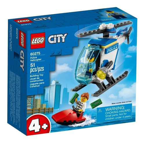 Lego® City - Helicóptero De Policía (60275) Cantidad de piezas 51