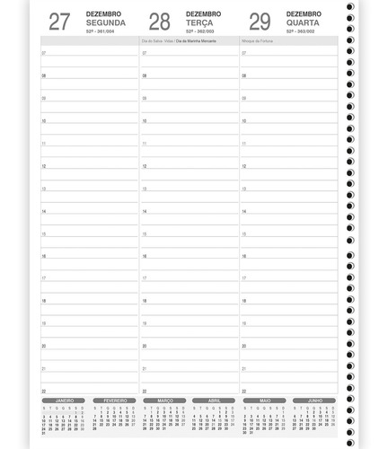 Imagem 3 de 3 de Agenda 2022 Easy Week Espiral Capa Dura 64fls 20x28cm