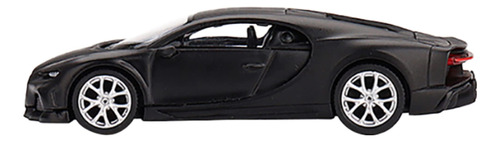 Bugatti Chiron Super Sport 300+ Negro Mate 1/64 Modelo De A.