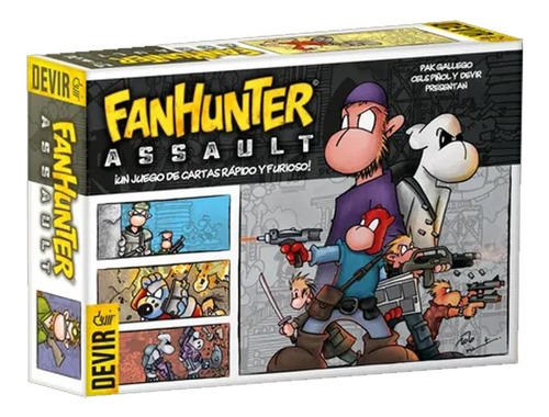 Fanhunter Assault Jogo De Cartas Portugues Devir Card Game