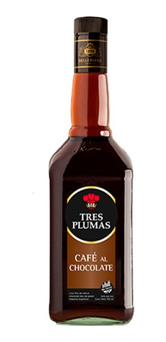 Licor Tres Plumas Cafe Al Chocolate 700ml