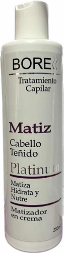 Borell Tratamiento Capilar Shampo - Matizador En Crema